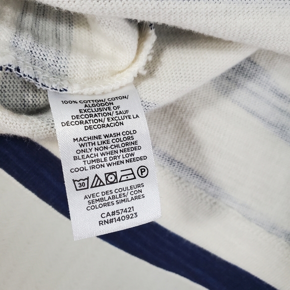 Loft striped blue and white top - Picture 7 of 7